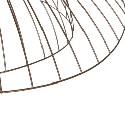 Qazqa hanglampen pua bruin e27