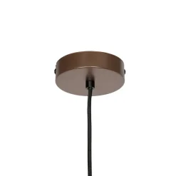 Qazqa hanglampen pua bruin e27