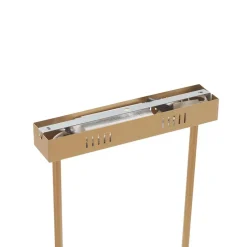 Qazqa hanglampen vive goudkleurig geïntegreerde led