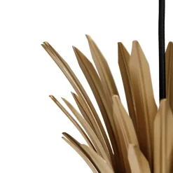 Qazqa hanglampen wesley goudkleurig e27