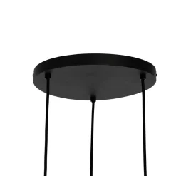 Qazqa hanglampen yvonne crème e27