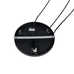 Qazqa hanglampen yvonne zwart e27