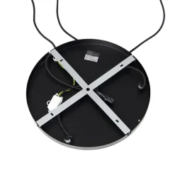 Qazqa hanglampen zuzanna grijs e27