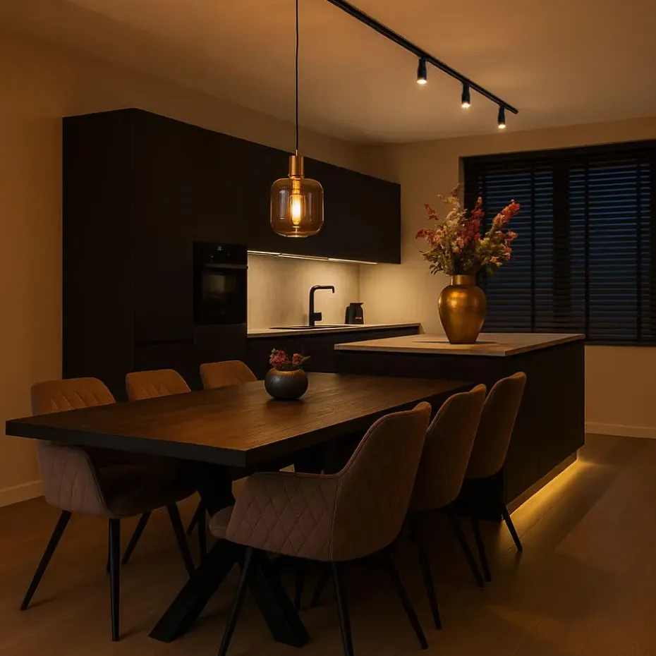 Qazqa hanglampen zuzanna grijs e27