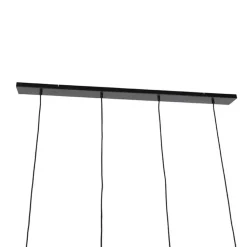 Qazqa hanglampen zuzanna grijs e27