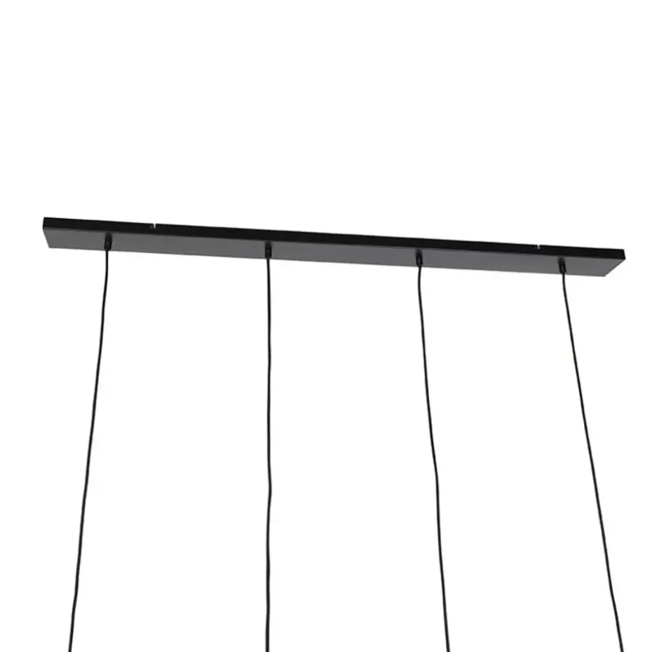 Qazqa hanglampen zuzanna grijs e27