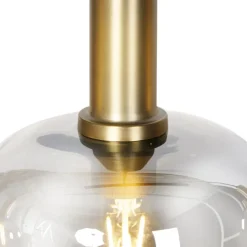 Qazqa hanglampen zuzanna grijs e27