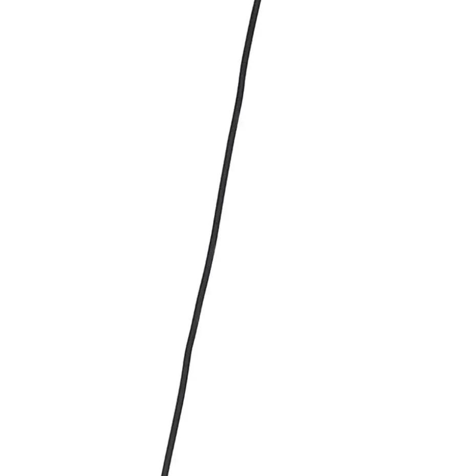 Qazqa hanglampen zuzanna grijs e27