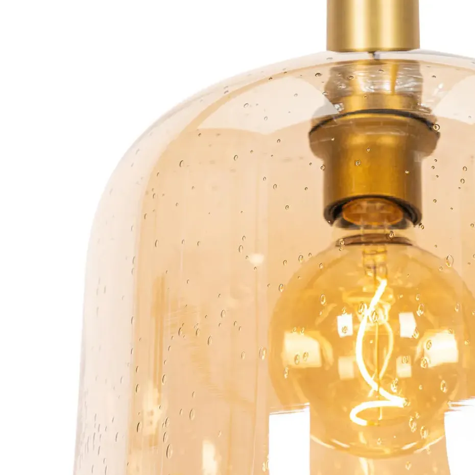 Qazqa hanglampen zuzanna oranje e27