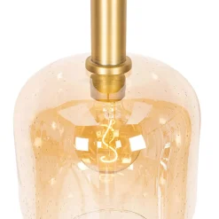 Qazqa hanglampen zuzanna oranje e27