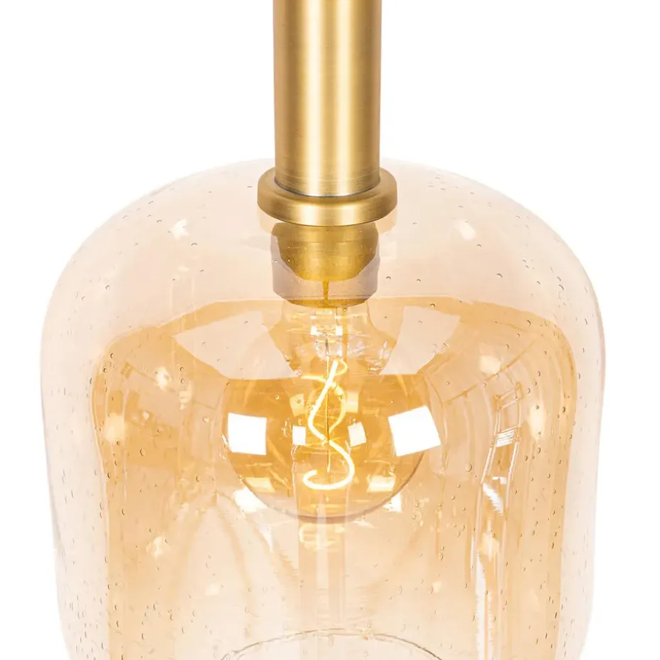 Qazqa hanglampen zuzanna oranje e27