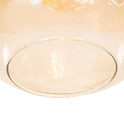 Qazqa hanglampen zuzanna oranje e27