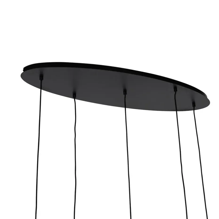 Qazqa hanglampen zuzanna grijs e27