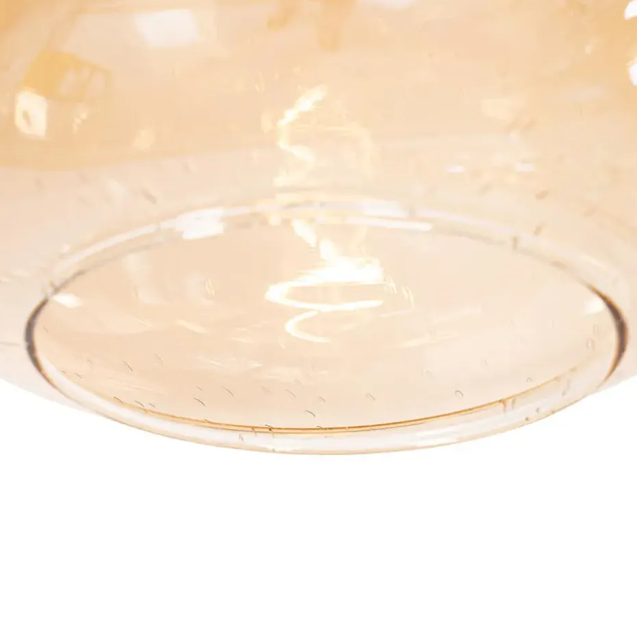 Qazqa hanglampen zuzanna oranje e27