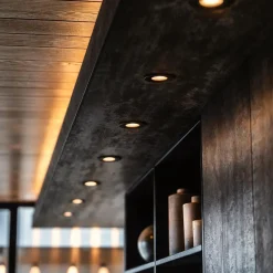 Qazqa inbouwspots cisco zwart gu10