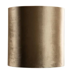 Qazqa lampenkappen cilinder velours bruin