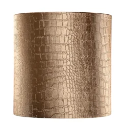 Qazqa lampenkappen cilinder velours bruin