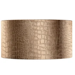 Qazqa lampenkappen cilinder velours bruin