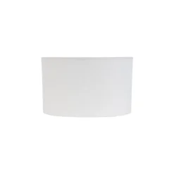 Qazqa lampenkappen extra schuin linnen wit