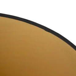 Qazqa lampenkappen rond schuin katoen zwart