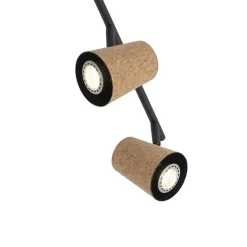 Qazqa opbouwspots corky beige gu10