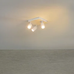 Qazqa opbouwspots ducha wit gu10