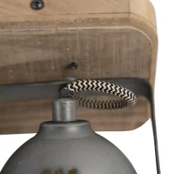 Qazqa opbouwspots emado grijs gu10