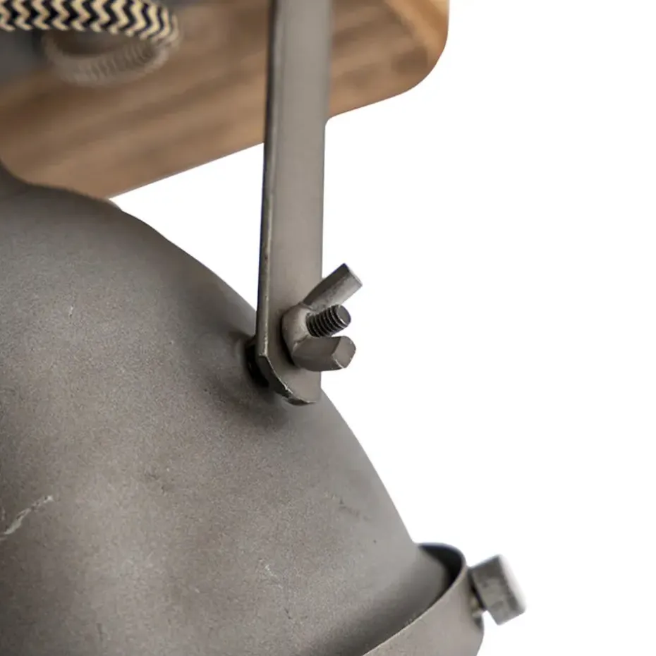 Qazqa opbouwspots emado grijs gu10