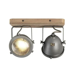 Qazqa opbouwspots emado grijs gu10