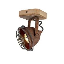 Qazqa opbouwspots gina bronskleurig gu10