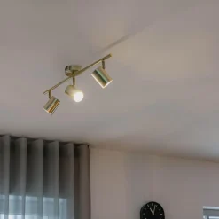 Qazqa opbouwspots jeana goudkleurig gu10