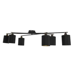 Qazqa opbouwspots lofty zwart e14