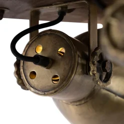 Qazqa opbouwspots mangoes bruin e27