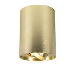 Qazqa opbouwspots rondoo up goudkleurig gu10