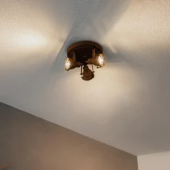 Qazqa opbouwspots sorra bronskleurig gu10