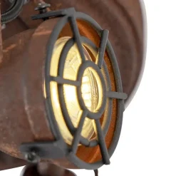 Qazqa opbouwspots sorra bronskleurig gu10