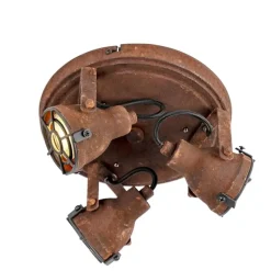 Qazqa opbouwspots sorra bronskleurig gu10