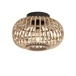 Qazqa plafondlampen amira crème e27