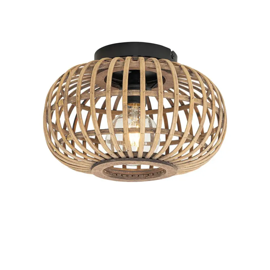 Qazqa plafondlampen amira crème e27