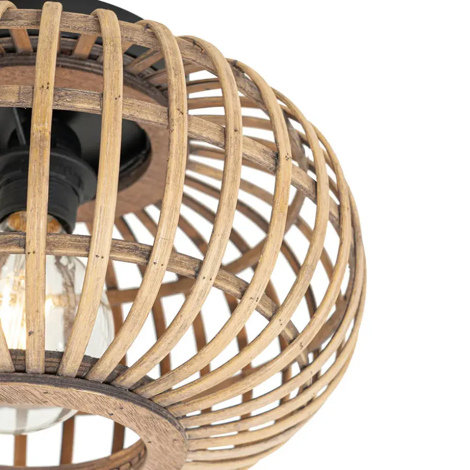 Qazqa plafondlampen amira crème e27