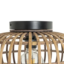 Qazqa plafondlampen amira crème e27