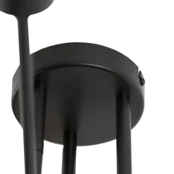 Qazqa plafondlampen sydney zwart e27