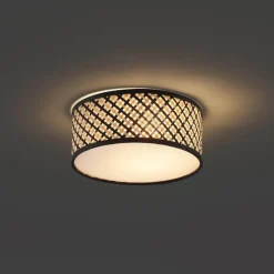 Qazqa plafondlampen tremmo crème e27