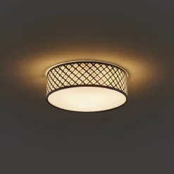 Qazqa plafondlampen tremmo crème e27