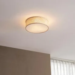 Qazqa plafondlampen tremmo crème e27