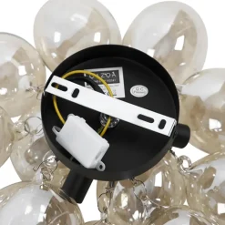 Qazqa plafondlampen uvas goudkleurig g9