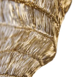 Qazqa plafondlampen vadi goudkleurig e27