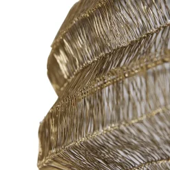 Qazqa plafondlampen vadi goudkleurig e27