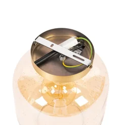 Qazqa plafondlampen zuzanna oranje e27