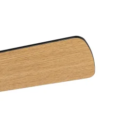 Qazqa plafondventilatoren mistral zwart e14